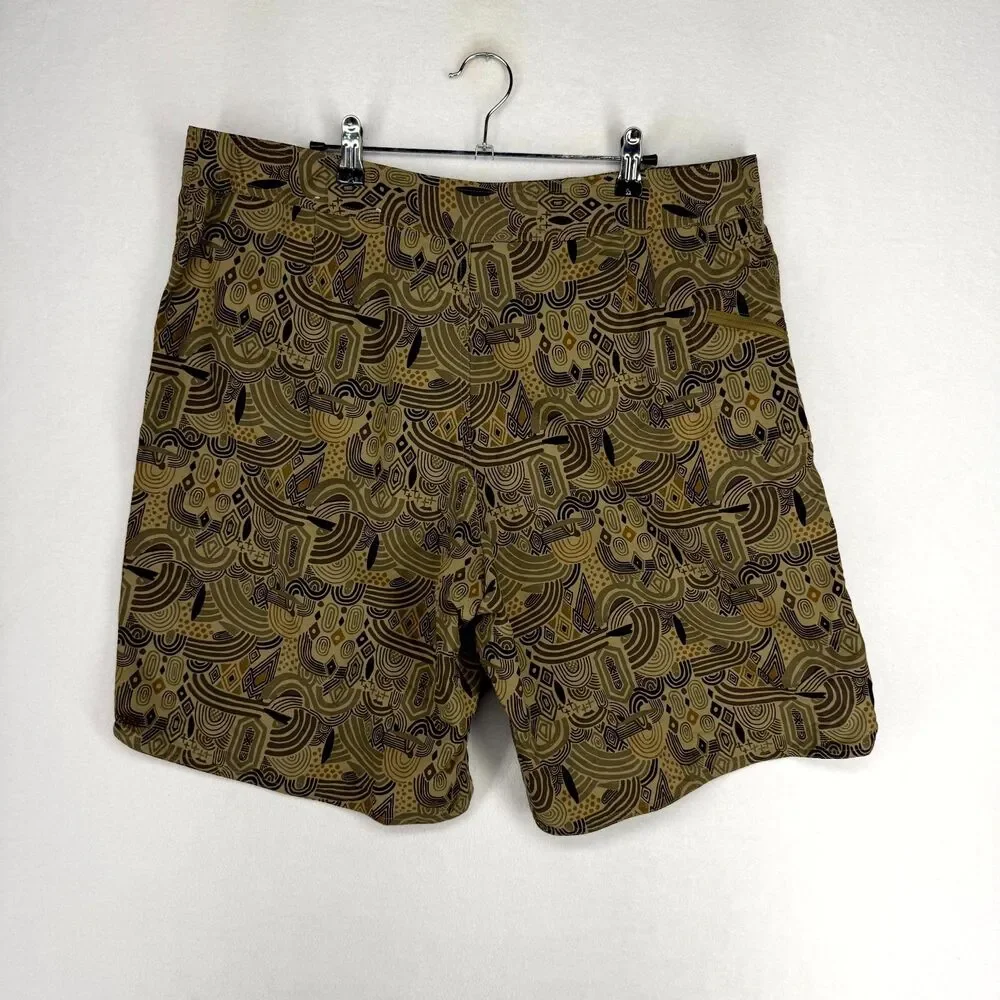 Patagonia Mens Swim Boardshorts‎ Green Brown Size 38